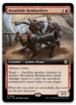 Broadside Bombardiers (Extended Art) #54 NM Lost Caverns of Ixalan LCC Magic MTG - Image 1