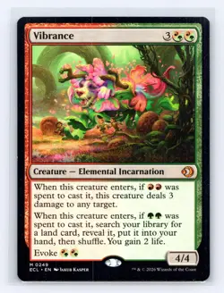Vibrance 249 Mythic Lorwyn Eclipsed Magic: The Gathering Near Mint - Image 1