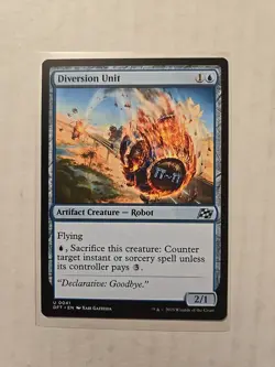 Diversion Unit - Aetherdrift - LP - Uncommon - Artifact Creature - Image 1