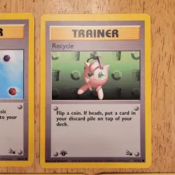 Vintage Pokemon 1st Edition Lot 14 Non-Holo Cards Fossil Team Rocket Gym Heroes - Image 4