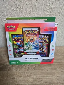 Pokemon TCG First Partner Illustration Collection Series 1 new - Image 1