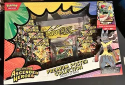 Pokemon TCG: Ascended Heroes Premium Poster Collection Mega Lucario Sealed - Image 3