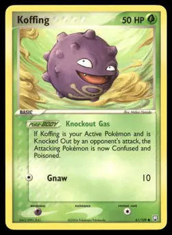 KOFFING 61/109 COMMON TEAM ROCKET RETURNS POKEMON - Image 1