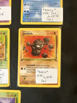 🇮🇹Pokemon - Lotto 5 Carte Fossil 1 Ed - Prima Edizione - Ita - Vintage - Image 5