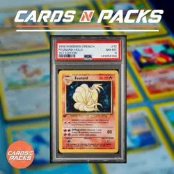 Carte Pokemon Feunard 12/102 Holo Set de base Edition 1 PSA 8 ✨ - Image 1
