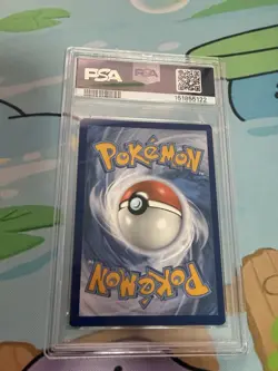 2021 POKEMON SM BLACK STAR PROMO #SM247 FULL ART/RESHIRAM & CHARIZARD GX PSA 8 - Image 3