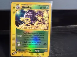 Weezing 70/165 Reverse Holo Pokemon Expedition 2002 Wotc Vintage LP/MP - Image 1