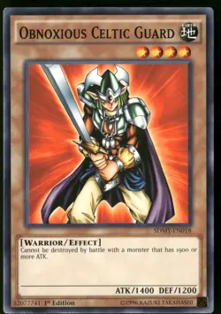 Obnoxious Celtic Guard SDMY-EN018 Common / Short Print Yu-Gi-Oh 1st Edition NM - Image 1
