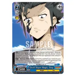 Weiss Schwarz Fairy Tail 100 Years Quest Devil Slayer Magic, Gray (U) FT/S120... - Image 1