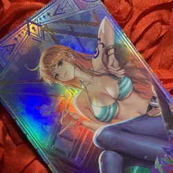 Nami ONE PIECE Title Waifu Anime Goddess Holo Card - Image 5