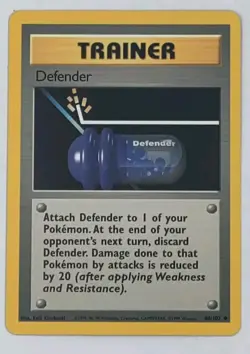 Pokemon Trainer Defender 80/102 Base Set Uncommon Non-Holo 1999 Trading Card - Image 1