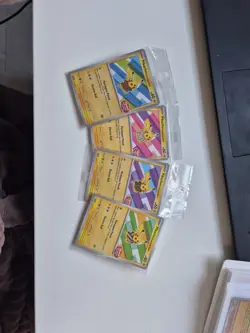 Pokemon TCG Pikachu Batik Promo Card Set Of Four Indonesian Sealed NL Seller - Image 1