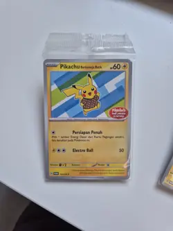 Pokemon TCG Pikachu Batik Promo Card Set Of Four Indonesian Sealed NL Seller - Image 2