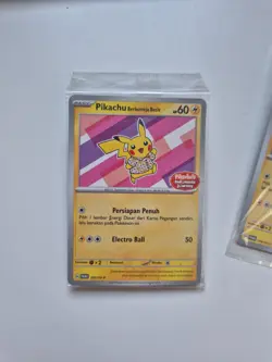 Pokemon TCG Pikachu Batik Promo Card Set Of Four Indonesian Sealed NL Seller - Image 4
