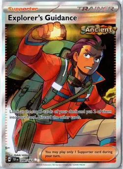 Pokemon Card - Explorer's Guidance 200/162 Temporal Forces Ultra Rare Near Mint - Image 1
