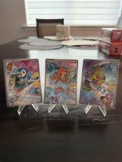 Pokemon TCG 2022 Holo Card Lot Piplup Chimchar Turtwig Basic English 3 Cards - Image 1