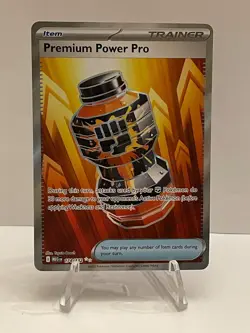 Pokemon Premium PowerPro 174/132 Me01 Mega Evolution Holo Trainer Card - Image 1