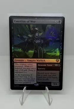 MTG Emeritus of Woe - Foil, NM-Mint, English Secrets of Strixhaven - Image 1