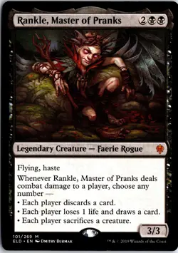 Rankle, Master of Pranks 101 Mythic Throne of Eldraine Magic: The Gathering NM/M - Image 1