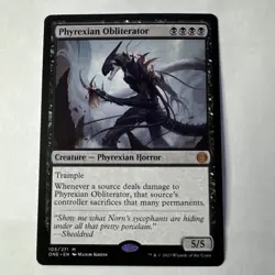 Phyrexian Obliterator Phyrexia: All Will Be One Regular - Image 1