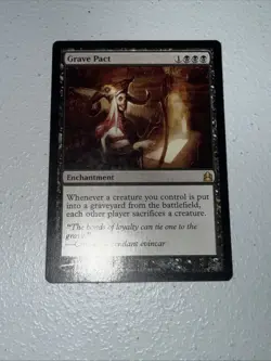 1x LP Grave Pact C11 Magic Gathering MtG Commander EDH Devour For Power Enchant - Image 1
