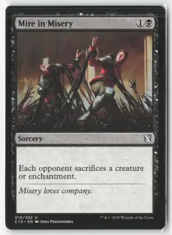 Mire in Misery 19 Uncommon Commander 2019 Magic: The Gathering Near Mint - Image 1
