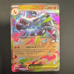 Pokemon TCG Mega Charizard X EX Holo Double Rare EN Me02 013/094 Stage 2 360HP - Image 1