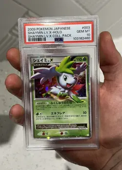 2009 POKEMON JAPANESE SHAYMIN LV.X COLLECTION PACK #003 SHAYMIN LV.X-HOLO PSA 10 - Image 1