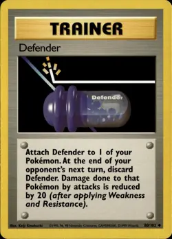 Pokemon Base Set #080/102 Defender Uncommon - Image 1