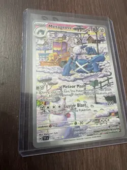 Pokemon TCG Metagross 178/162 SV05 Temporal Forces Illustration Rare Holo - Image 1