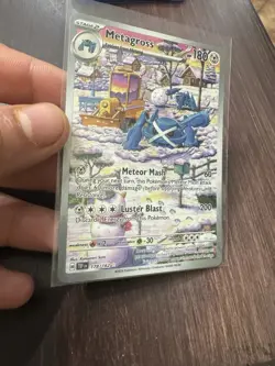 Pokemon TCG Metagross 178/162 SV05 Temporal Forces Illustration Rare Holo - Image 2