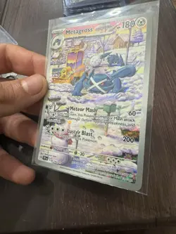 Pokemon TCG Metagross 178/162 SV05 Temporal Forces Illustration Rare Holo - Image 3