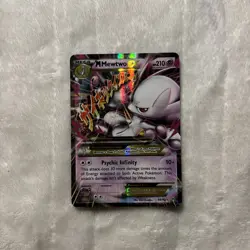 Pokemon M Mewtwo EX Card XY Breakthrough 64/162 Ultra Rare NM Condition - Image 1