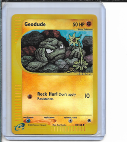 Pokemon Expedition Geodude Reverse Holo #110/165 NM - Image 1
