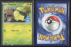 Chikorita (Cosmos Holo) 069 Promo ME: Mega Evolution Promo Pokemon NM - Image 3