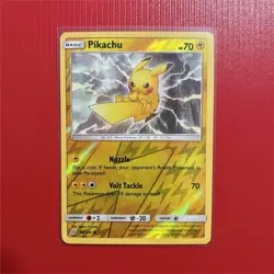 Pokemon Pikachu Reverse Holo SM: Cosmic Eclipse 66/236 HP 70 - Image 1