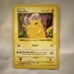 Pokemon Pikachu Base Set 58/102 Cards Lot 2 Vintage 1999 English Regular - Image 1