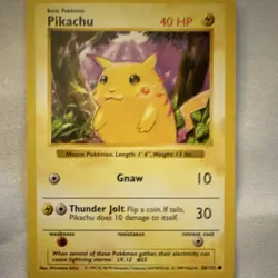 Pokemon Pikachu Base Set 58/102 Cards Lot 2 Vintage 1999 English Regular - Image 2
