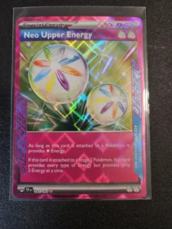 Neo Upper Energy 162/162 ACE SPEC Rare Temporal Forces Pokemon Near Mint - Image 1