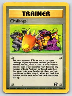 Pokemon - Challenge! 74/82 Uncommon Unlimited - Team Rocket - MP - Image 1