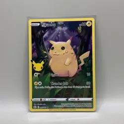 Pokemon Pikachu 005/025 Celebrations 25th anniversary Holo Full Art English TCG - Image 1