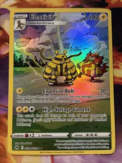 Pokemon TCG Electivire GG08/GG70 Crown Zenith Ultra Rare Full Art Holo NM - Image 1