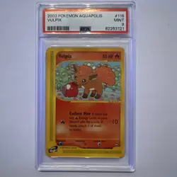 2003 Pokemon Aquapolis #116 Vulpix PSA 9 MNT - Image 1