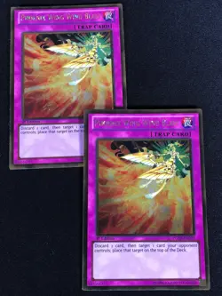Yugioh Phoenix Wing Wind Blast PGLD-EN070 1ST GOLD X2 (MP) - Image 1
