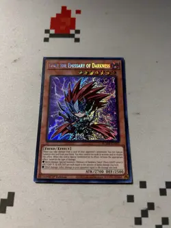 Yu-Gi-Oh! Gorz the Emissary of Darkness Secret Rare 1st Edition BLMM-EN005 - Image 1