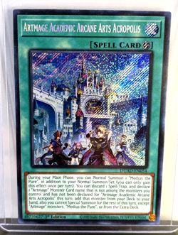 Yu-Gi-Oh! Artmage Academic Arcane Arts Acropolis DUAD-EN054 Secret Rare 1st Ed - Image 1