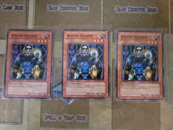 YUGIOH 3X KINETIC SOLDIER SDMM-EN010 COM 1ST ED NM/VLP - Image 1