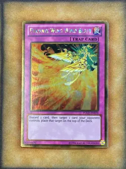 Yugioh Phoenix Wing Wind Blast PGLD-EN070 Gold Rare NM - Image 1