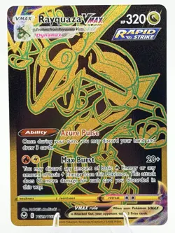 Pokemon Rayquaza VMAX Secret Rare TG29/TG30 Silver Tempest Trainer Gallery NM - Image 1