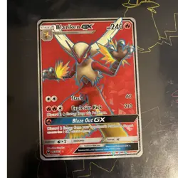 Pokemon Blaziken GX Full Art Ultra Rare Holo 153/168 SM-Celestial Storm 240 HP - Image 1